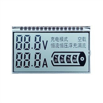Pantalla LCD de comptador d'aigua monocromàtic de segments